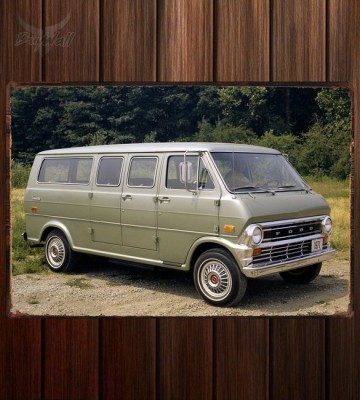 Металлическая табличка Ford Econoline Club Wagon 278